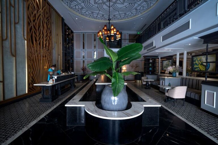 artificial lobby plants
